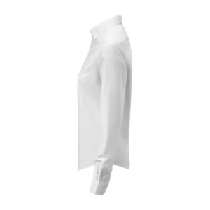 Camisa de mujer James Harvest Allen Oxford Woman 2123033, Blanco, lateral izquierdo
