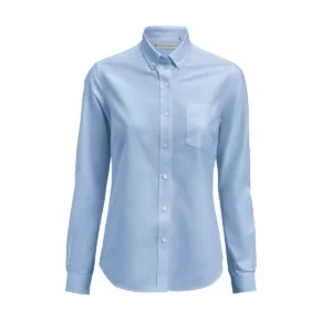 Camisa de mujer James Harvest Allen Oxford Woman 2123033, Azul, vista frontal