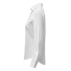 Camisa de mujer James Harvest Hicksville Shirt Woman 2123034, Blanco, lateral izquierdo