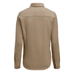Camisa de mujer James Harvest Hicksville Shirt Woman 2123034, Khaki, vista posterior