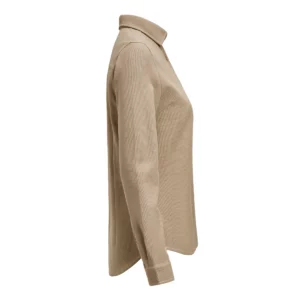 Camisa de mujer James Harvest Hicksville Shirt Woman 2123034, Khaki, lateral derecho