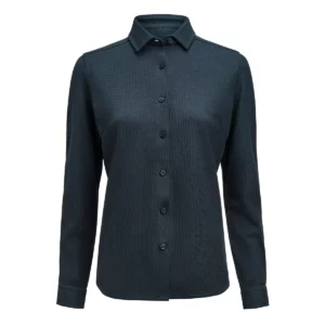 Camisa de mujer James Harvest Hicksville Shirt Woman 2123034, Marino, vista frontal