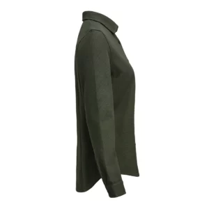 Camisa de mujer James Harvest Hicksville Shirt Woman 2123034, Pine green, lateral derecho