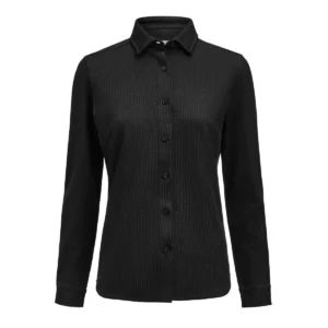 Camisa de mujer James Harvest Hicksville Shirt Woman 2123034, Negro, vista frontal