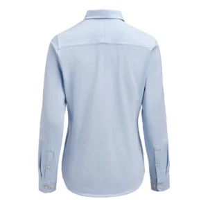Camisa de mujer James Harvest Upton Shirt 2123035, Azul claro, vista posterior