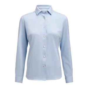 Camisa de mujer James Harvest Upton Shirt 2123035, Azul claro, vista frontal