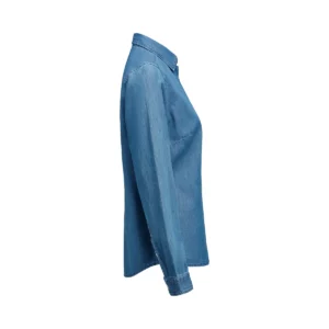 Camisa de mujer James Harvest Sayville Shirt W 2123036, Tejano, lateral derecho