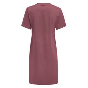 Vestido JAMES HARVEST AMERICAN T-SHIRT DRESS WOMEN 2124011, Dusty red, vista posterior