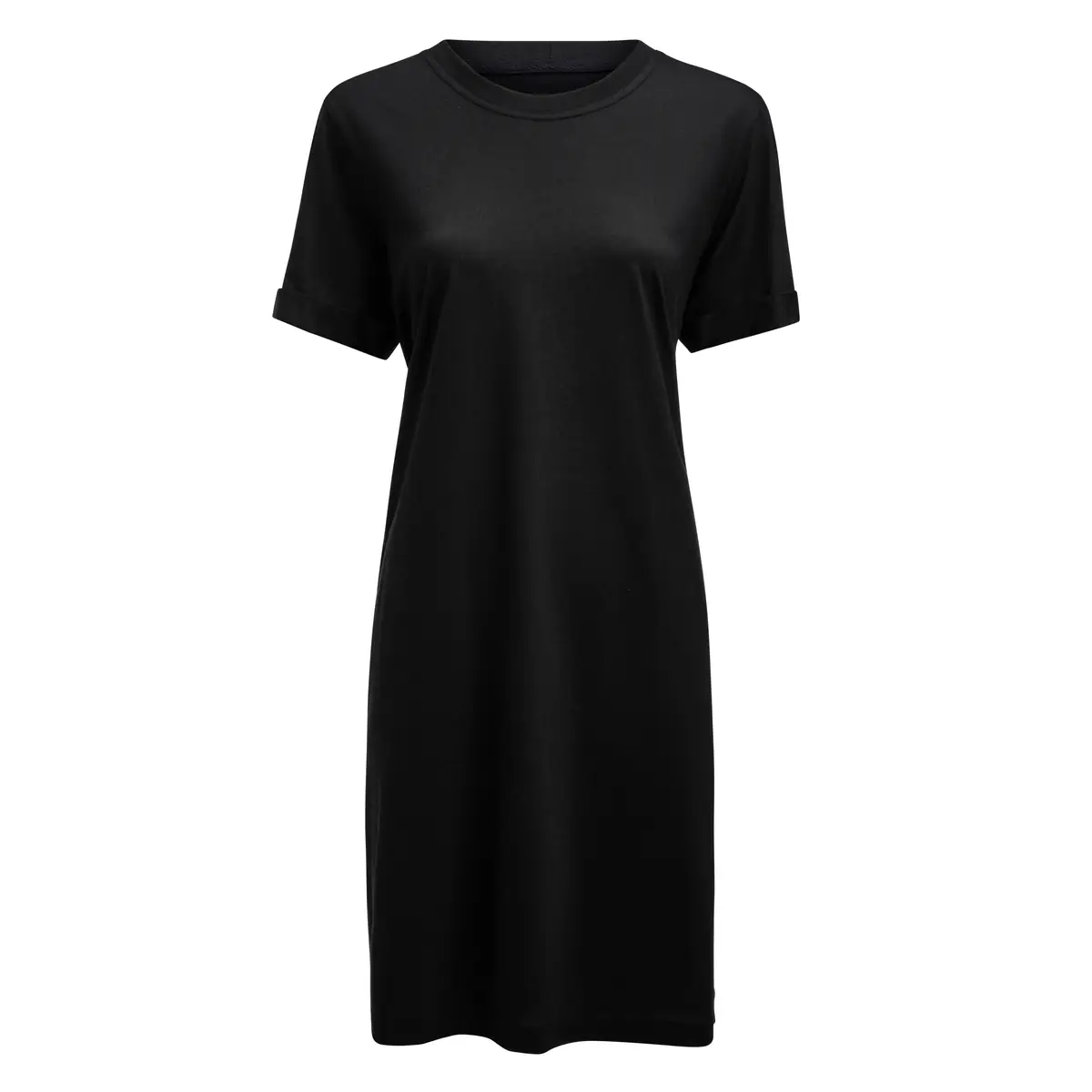 Vestido JAMES HARVEST AMERICAN T-SHIRT DRESS WOMEN 2124011 27 Vestido JAMES HARVEST AMERICAN T-SHIRT DRESS WOMEN 2124011, Negro, vista frontal