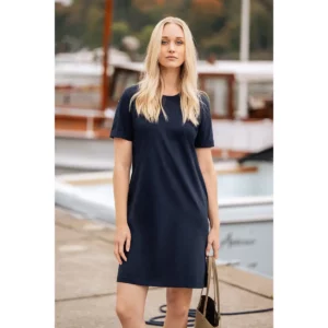 Vestido JAMES HARVEST AMERICAN T-SHIRT DRESS WOMEN 2124011, con modelo, vista frontal