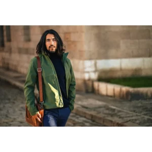 Jersey de hombre James Harvest Ashland Turtle 2112513, con modelo bajo chaqueta