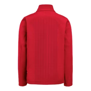 Chaqueta softshell de hombre James Harvest Valley 2131043, Rojo, vista posterior