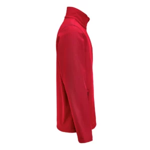 Chaqueta softshell de hombre James Harvest Valley 2131043, Rojo, lateral derecho