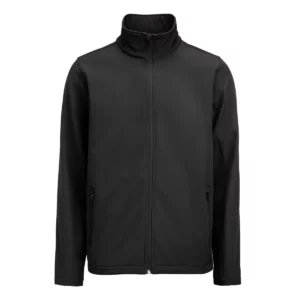 Chaqueta softshell de hombre James Harvest Valley 2131043, Negro, vista frontal