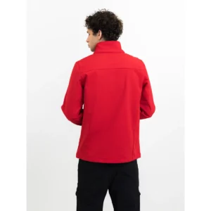 Chaqueta softshell de hombre James Harvest Mammoth 2131045, Rojo, con modelo, vista posterior