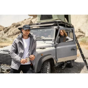 Chaqueta hombre JAMES HARVEST PINNACLES 2131046, dos modelos en exterior