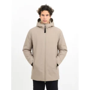 Parka hombre JAMES HARVEST MONTANA PARKA 2131049, Nogal, vista frontal con modelo