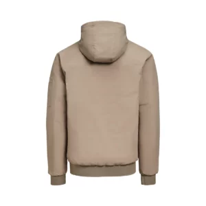 Chaqueta hombre JAMES HARVEST MONTANA BOMBERJACKET 2131050, Nogal, vista posterior con capucha