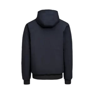 Chaqueta hombre JAMES HARVEST MONTANA BOMBERJACKET 2131050, Marino, vista posterior con capucha