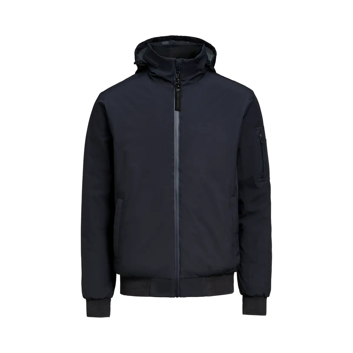 Chaqueta hombre JAMES HARVEST MONTANA BOMBERJACKET 2131050 12 Chaqueta hombre JAMES HARVEST MONTANA BOMBERJACKET 2131050, Marino, vista frontal con capucha
