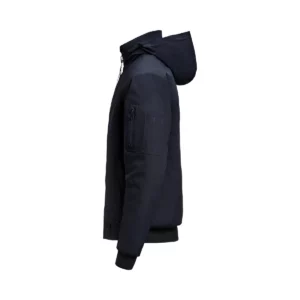 Chaqueta hombre JAMES HARVEST MONTANA BOMBERJACKET 2131050, Marino, lateral izquierdo con capucha