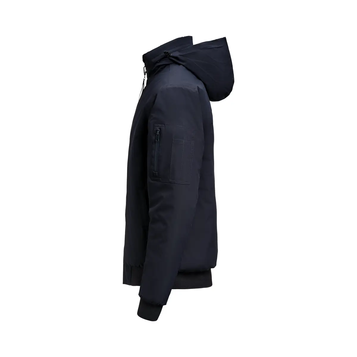 Chaqueta hombre JAMES HARVEST MONTANA BOMBERJACKET 2131050 17 Chaqueta hombre JAMES HARVEST MONTANA BOMBERJACKET 2131050, Marino, lateral izquierdo con capucha