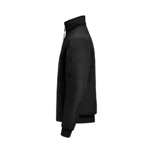 Chaqueta hombre JAMES HARVEST MONTANA BOMBERJACKET 2131050, Negro, lateral izquierdo sin capucha