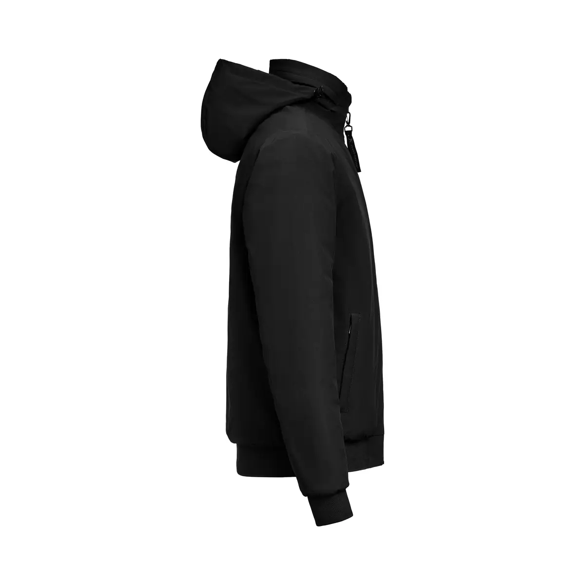 Chaqueta hombre JAMES HARVEST MONTANA BOMBERJACKET 2131050 24 Chaqueta hombre JAMES HARVEST MONTANA BOMBERJACKET 2131050, Negro, lateral derecho con capucha