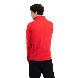 Polar de hombre James Harvest Zion 2131504, Rojo, con modelo, vista posterior