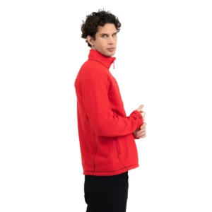 Polar de hombre James Harvest Zion 2131504, Rojo, con modelo, lateral derecho