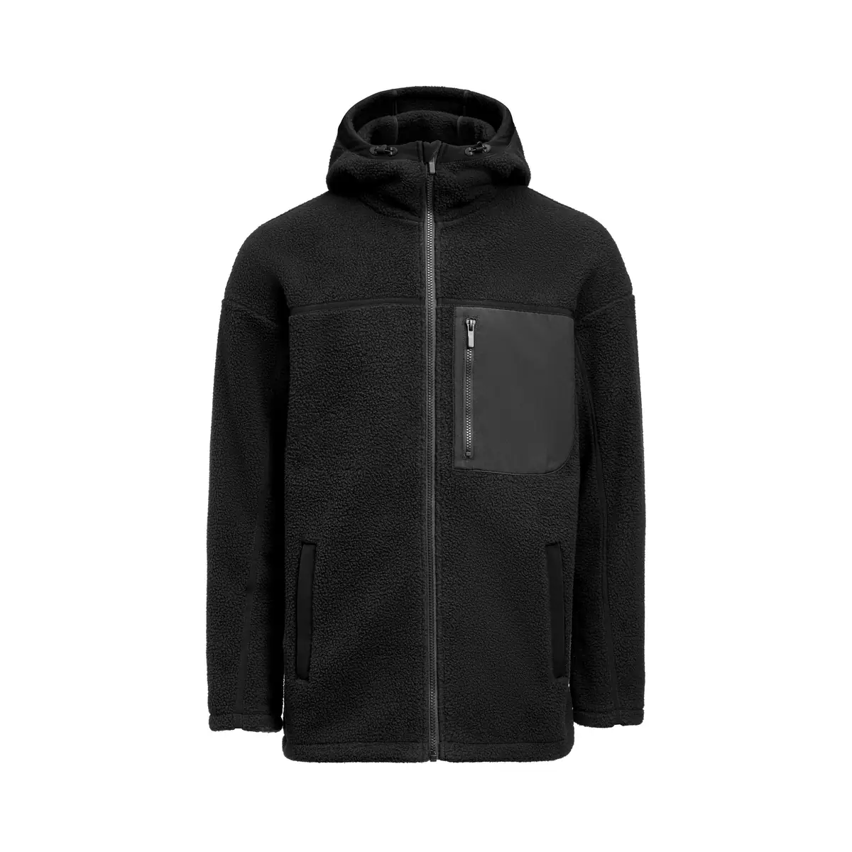 Forro polar hombre JAMES HARVEST MONTANA PILE 2131505 10 Forro polar de hombre James Harvest Montana Pile 2131505, Negro, vista frontal