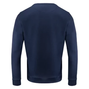 Sudadera de hombre James Harvest Alder Heights 2132024, Marino, vista posterior