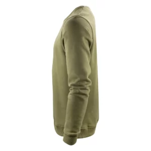 Sudadera de hombre James Harvest Alder Heights 2132024, Moss green, lateral izquierdo