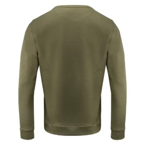 Sudadera de hombre James Harvest Alder Heights 2132024, Moss green, vista posterior