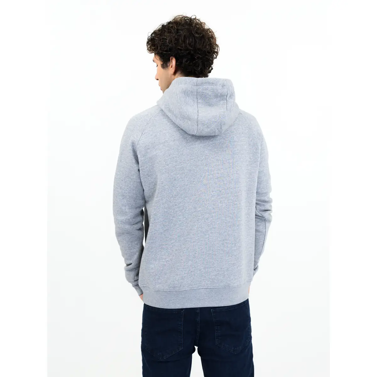 Sudadera hombre JAMES HARVEST HARDIN HEIGHTS 2132025 20 Sudadera hombre JAMES HARVEST HARDIN HEIGHTS 2132025, Gris marengo, con modelo, vista posterior