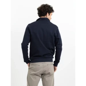 Sudadera hombre JAMES HARVEST MELVILLE HEIGHTS 2132026, Marino, con modelo, vista posterior