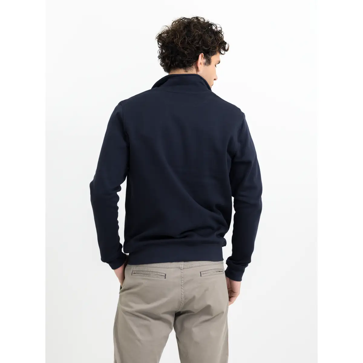 Sudadera hombre JAMES HARVEST MELVILLE HEIGHTS 2132026 20 Sudadera hombre JAMES HARVEST MELVILLE HEIGHTS 2132026, Marino, con modelo, vista posterior
