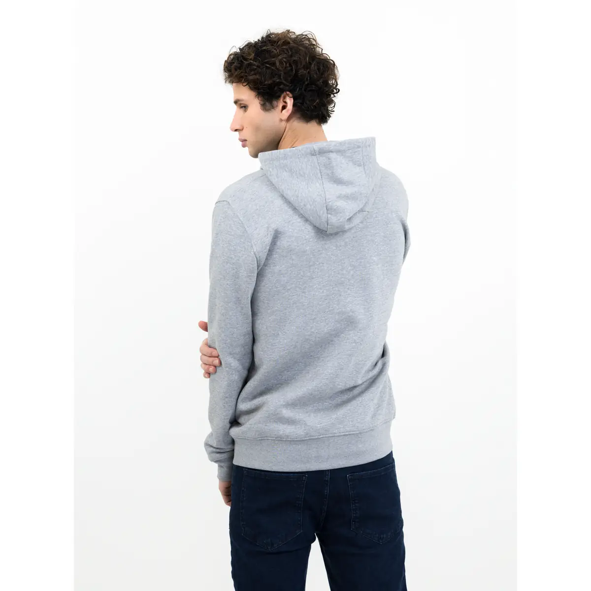 Sudadera hombre JAMES HARVEST WESTWOOD HEIGHTS 2132027 19 Sudadera hombre JAMES HARVEST WESTWOOD HEIGHTS 2132027, Gris marengo, con modelo, vista posterior