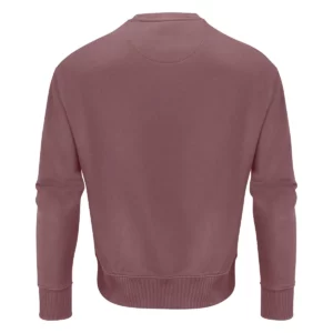 Sudadera unisex JAMES HARVEST HOPEDALE CREWNECK 2132028, Dusty red, vista posterior