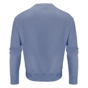 Sudadera unisex JAMES HARVEST HOPEDALE CREWNECK 2132028, Summer blue, vista posterior