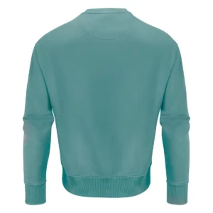 Sudadera unisex JAMES HARVEST HOPEDALE CREWNECK 2132028, Aloe green, vista posterior