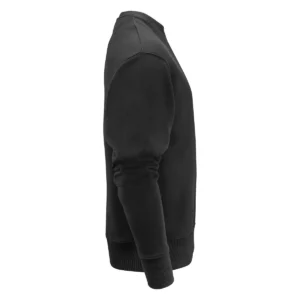 Sudadera unisex JAMES HARVEST HOPEDALE CREWNECK 2132028, Negro, lateral derecho
