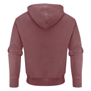 Sudadera unisex JAMES HARVEST HOPEDALE HOODIE 2132029, Dusty red, vista posterior