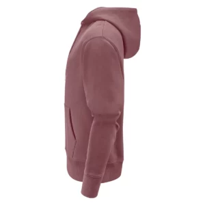 Sudadera unisex JAMES HARVEST HOPEDALE HOODIE 2132029, Dusty red, lateral izquierdo