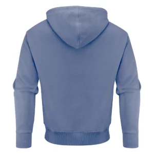 Sudadera unisex JAMES HARVEST HOPEDALE HOODIE 2132029, Summer blue, vista posterior