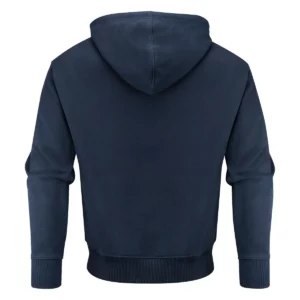 Sudadera unisex JAMES HARVEST HOPEDALE HOODIE 2132029, Marino, vista posterior