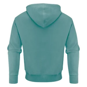 Sudadera unisex JAMES HARVEST HOPEDALE HOODIE 2132029, Aloe green, vista posterior