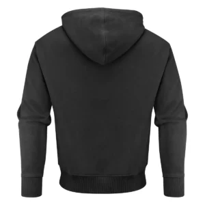 Sudadera unisex JAMES HARVEST HOPEDALE HOODIE 2132029, Negro, vista posterior