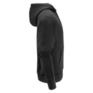 Sudadera unisex JAMES HARVEST HOPEDALE HOODIE 2132029, Negro, lateral derecho