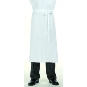 Delantal de cintura Leiber 02/114 blanco, con modelo, vista frontal alternativa